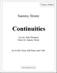 Continuities SATB choral sheet music cover